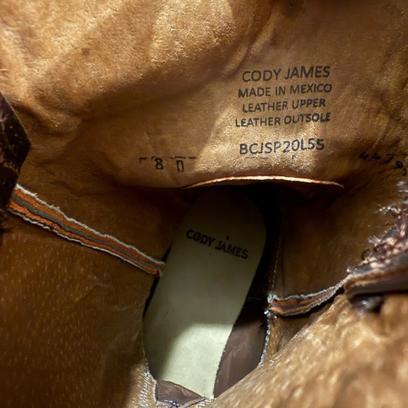 Brown Leather Cowboy Boots